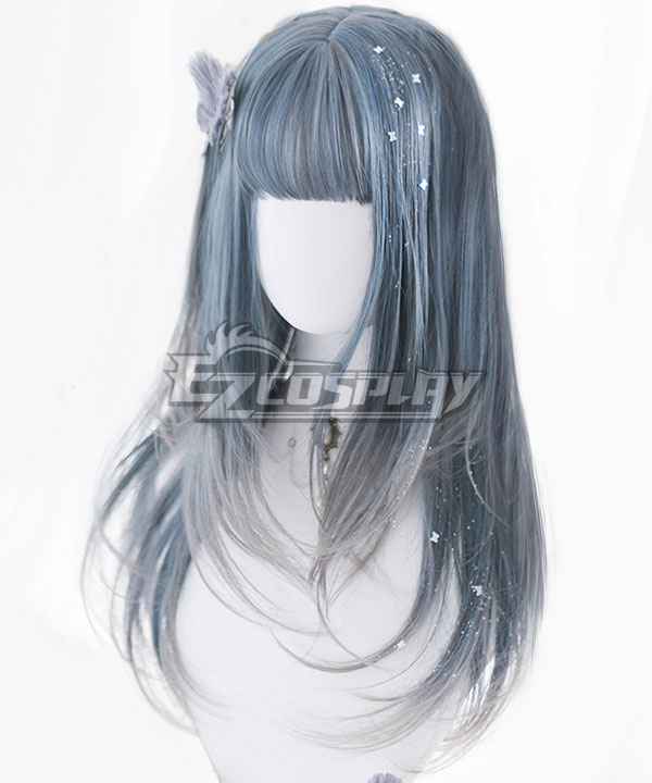 Japan Harajuku Lolita Series Blue Cosplay Wig
