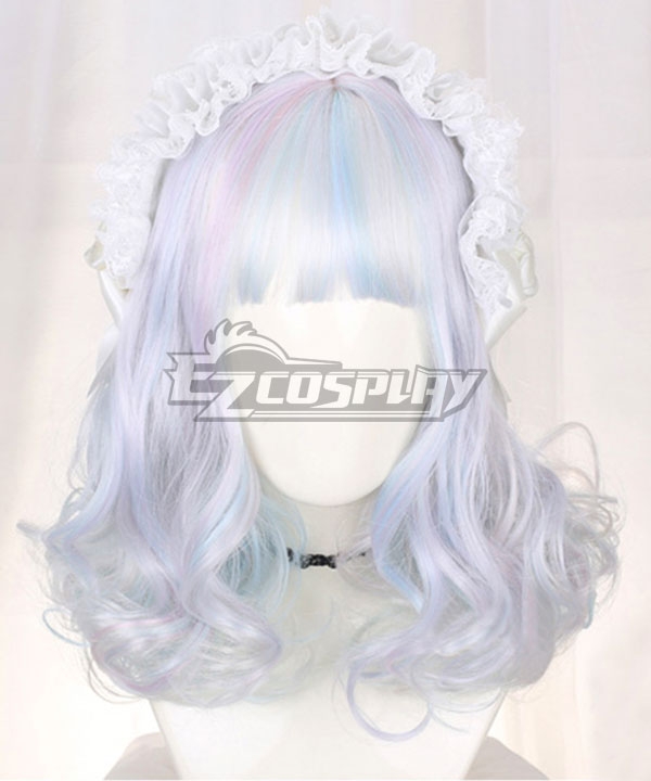 Japan Harajuku Lolita Series Diamond Color Cosplay Wig-Only Wig