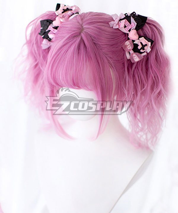 Japan Harajuku Lolita Series DREAMHOLIC Light Sleeping Finch Pink Cosplay Wig