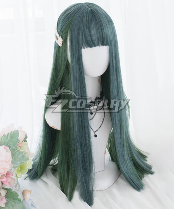 Japan Harajuku Lolita Series Green Cosplay Wig