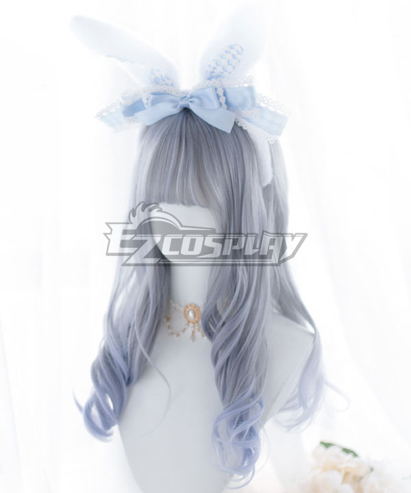 Japan Harajuku Lolita Series Light Blue Cosplay Wig