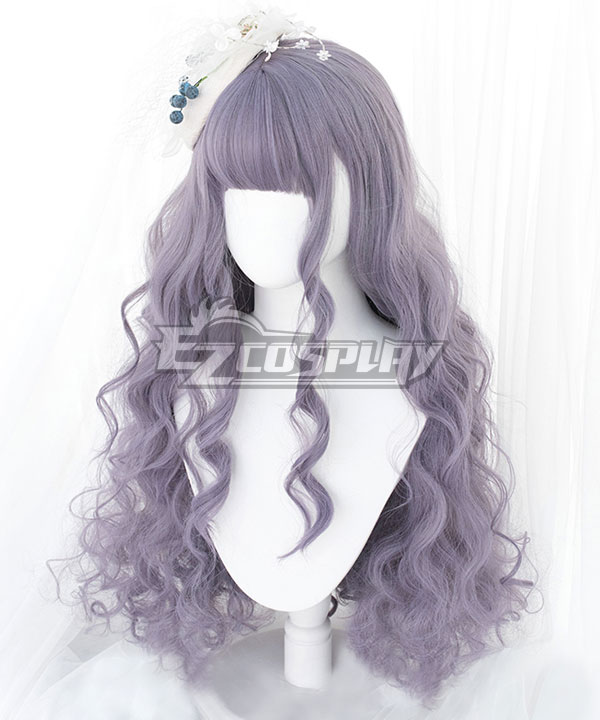 Japan Harajuku Lolita Seriest Light Purple Cosplay Wig - Only Wig