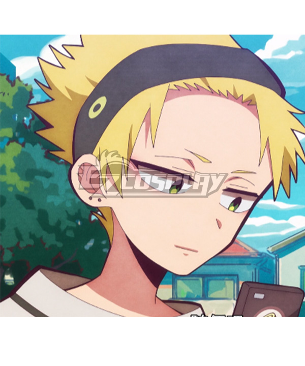 Jibaku Shounen Hanako-Kun Toilet-bound Hanako-kun Yamabuki Lemon Yellow Cosplay Wig