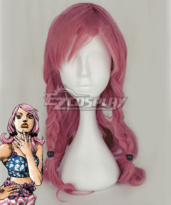 JoJo's Bizarre Adventure：JoJolion Yasuho Hirose Pink Cosplay Wig