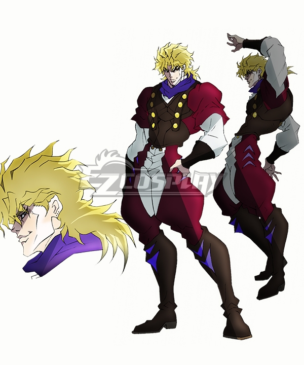 Jojo S Bizarre Adventure Phantom Blood Dio Brando Cosplay Costume