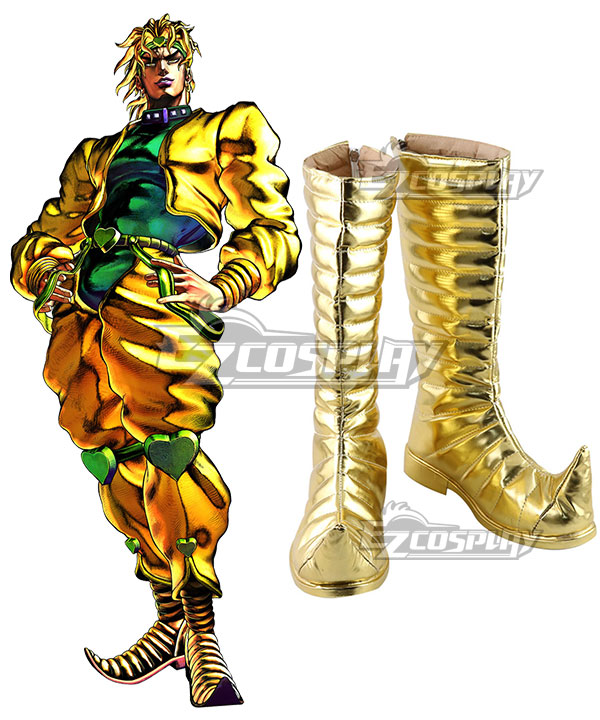 Jojo'S Bizarre Adventureï¼šStardust Crusaders Dio Brando Golden Cosplay Boots