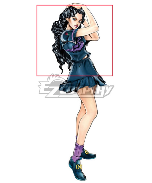 

JoJo's Bizarre Adventure Yukako Yamagishi Black Cosplay Wig