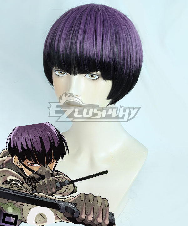 Kaiju No. 8 Soshiro Hoshina Purple Cosplay Wig