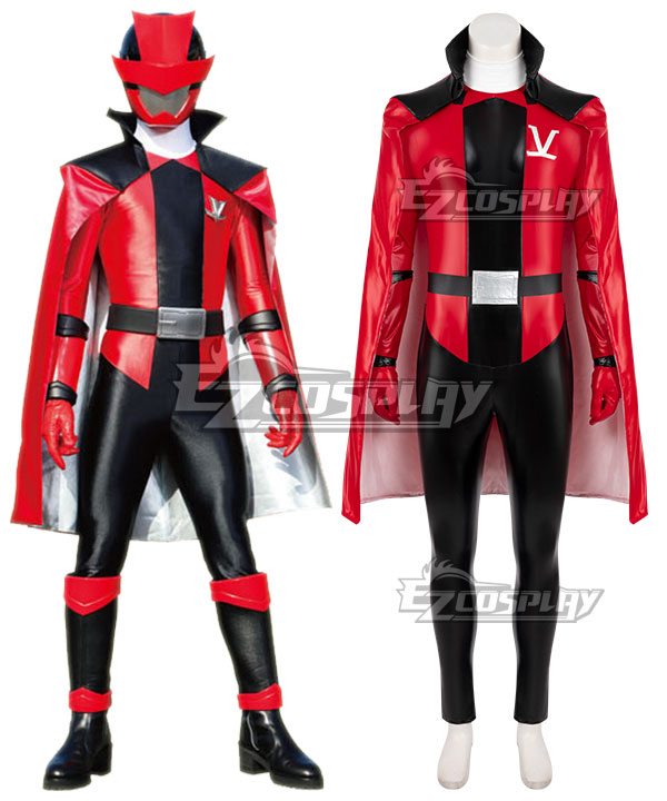 Power Rangers Kaitou Sentai Lupinranger VS Keisatsu Sentai Patranger Lupin Red Cosplay Costume