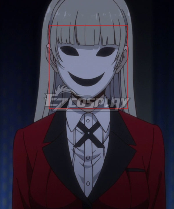 

Kakegurui Compulsive Gambler Ririka Momobami Halloween Mask Cosplay Accessory Prop