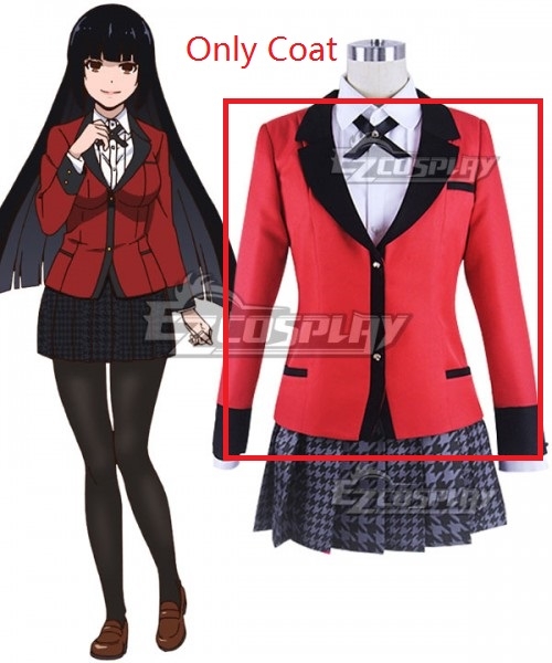 

Kakegurui Compulsive Gambler Yumeko Jabami Cosplay Costume - Only Coat
