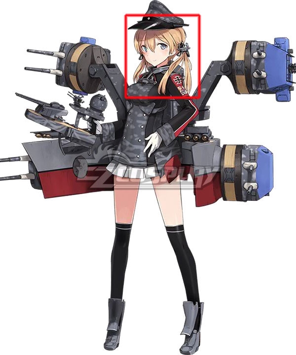 

Kantai Collection KanColle Prinz Eugen Golden Cosplay Wig