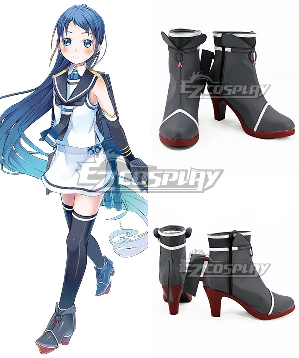 

Kantai Collection Samidare Black Cosplay Shoes
