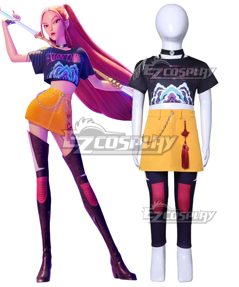 Kid Size Kpop Demon Hunters Mira Cosplay Costume