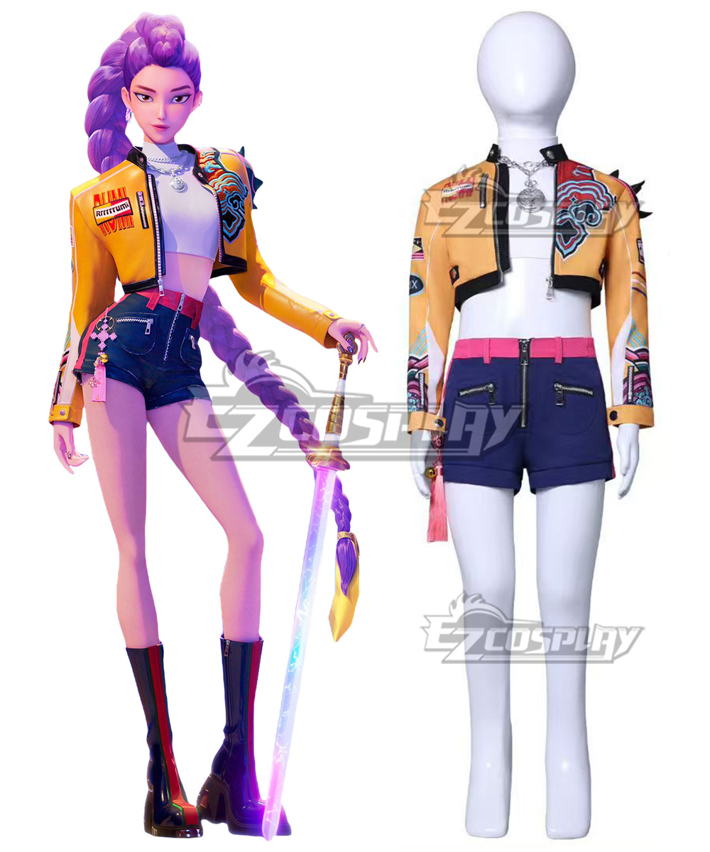 Kid Size Kpop Demon Hunters Rumi Cosplay Costume