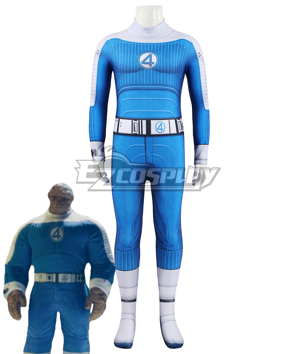 Kid Size The Fantastic Four First Steps Ben Grimm The Thing Cosplay Costume