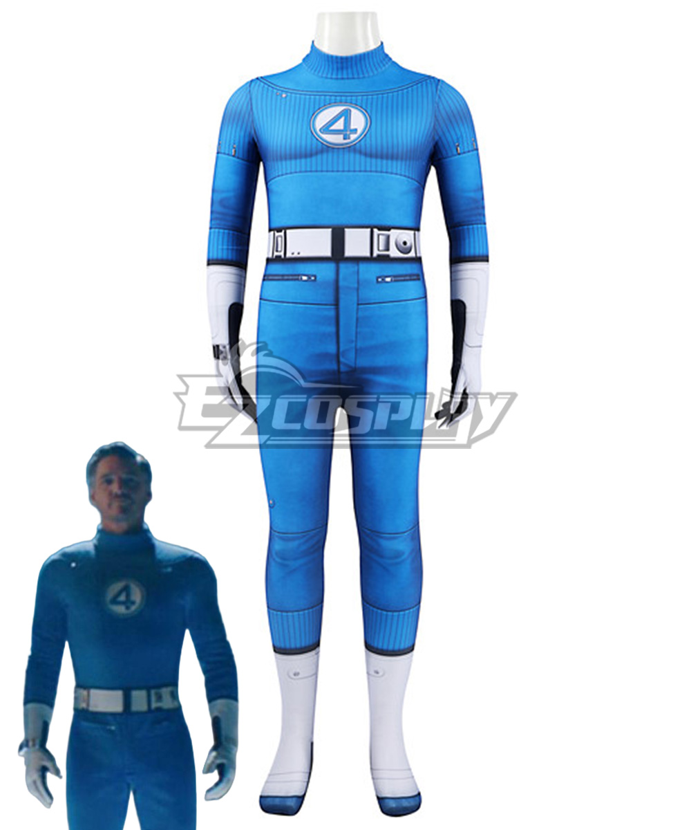 Kid Size The Fantastic Four First Steps Reed Richards Mister Fantastic Cosplay Costume