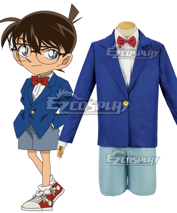 Kids Adult Size Detective Conan Conan Halloween Cosplay Costume