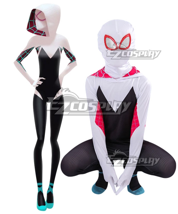 

Kids Adult Spiderman Marvel Spider-Man: Into The Spider- Verse Gwendolyn Maxine Gwen Stacy Cosplay Costume