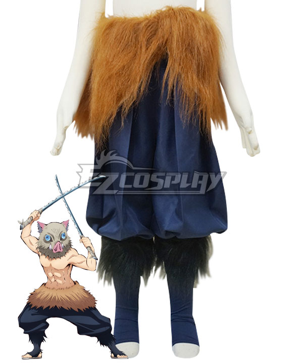 Kids Size Demon Slayer: Kimetsu No Yaiba Inosuke Hashibira Cosplay Costume