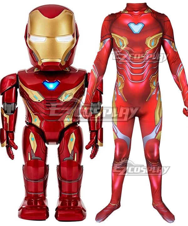

Kids Size Marvel Avengers: Endgame Iron Man Ironman Tony Stark Mk50 Cosplay Costume