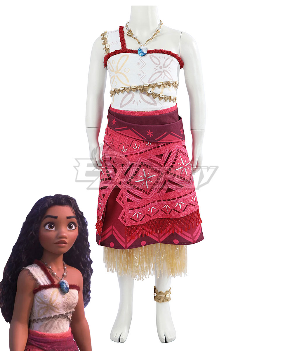 Kids Size Moana 2 Moana Cosplay Costume