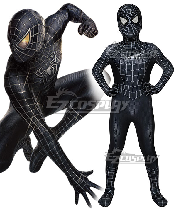 Kids Spider Man 3 Venom Spider-man Zentai Jumpsuit Cosplay Costume