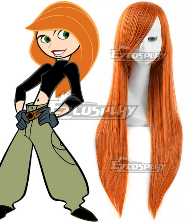 Kim Possible Kim Possible Orange Cosplay Wig