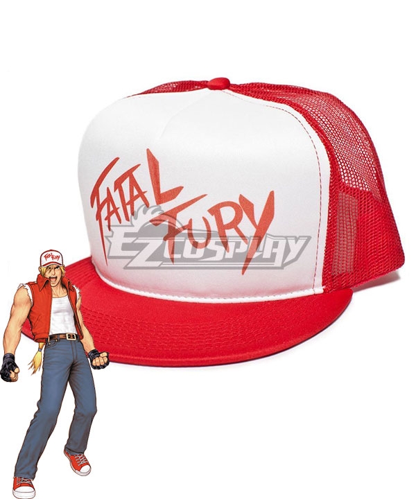 The King of Fighters Terry Bogard Red Hat Cosplay Accessory Prop