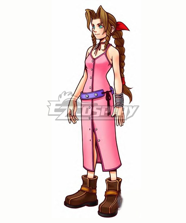 

Kingdom Hearts Aerith Gainsborough Cosplay Costume