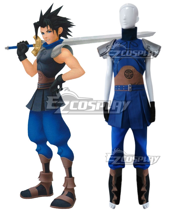 Kingdom Hearts Birth By Sleep Zack Fair Cosplay Costume