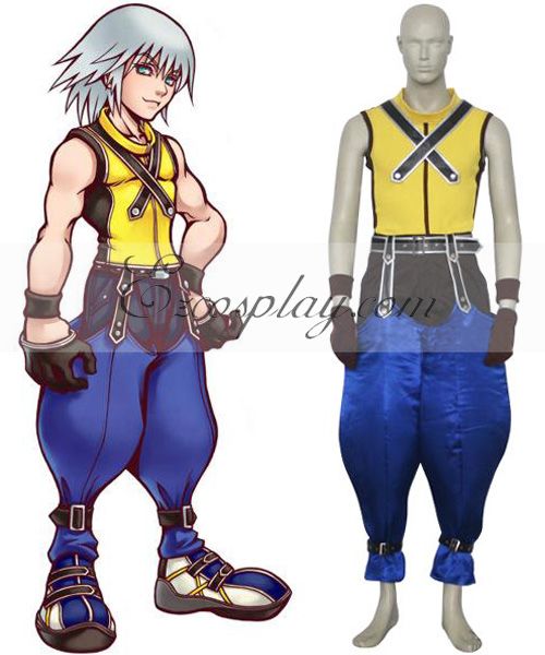 Kingdom Hearts 1 Riku Cosplay Costume 