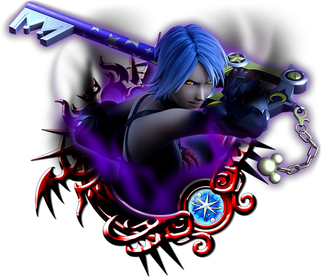 Kingdom Hearts III Aqua Key Blade Cosplay Weapon Prop