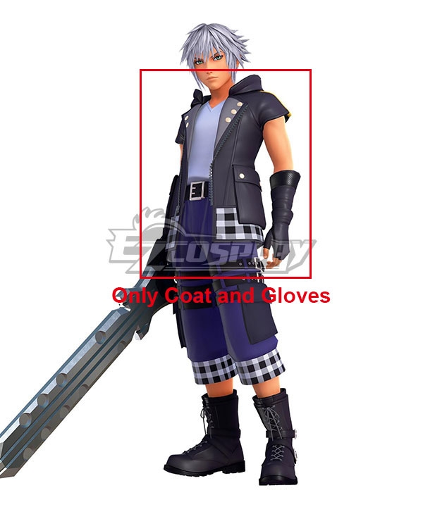 

Kingdom Hearts III Riku Cosplay Costume - Only Coat and Gloves
