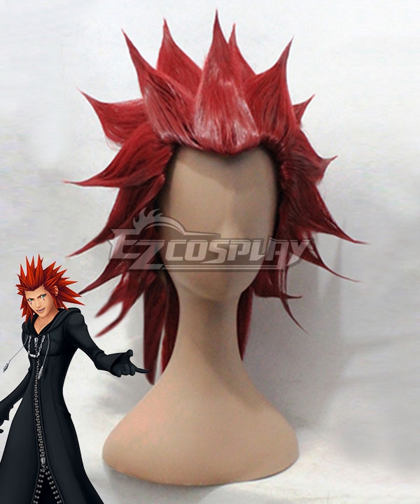 Kingdom Hearts Organization XII Number VIII Lea Axel Red Cosplay Wig