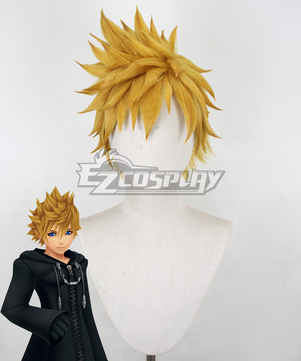 Kingdom Hearts Roxas Rokusasu Brown Cosplay Wig