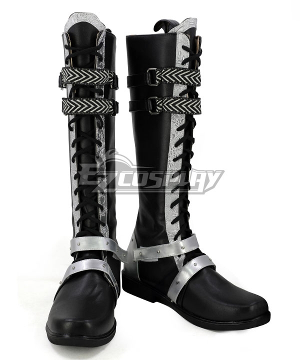 Kingsglaive: Final Fantasy XV FF15 Nyx Ulric Black Shoes Cosplay