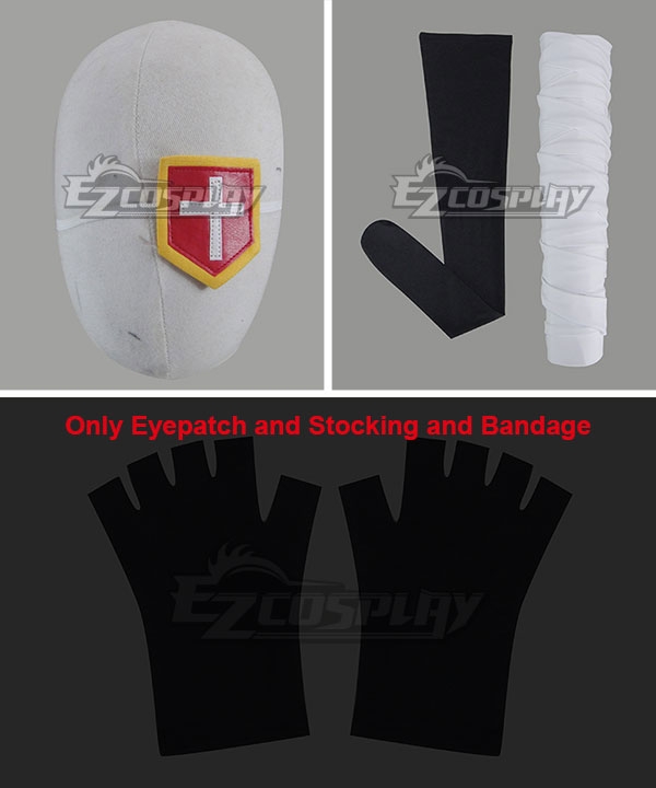 

Kono Subarashii Sekai ni Shukufuku o Megumin Cosplay Costume - Only Eyepatch and Stocking and Bandage