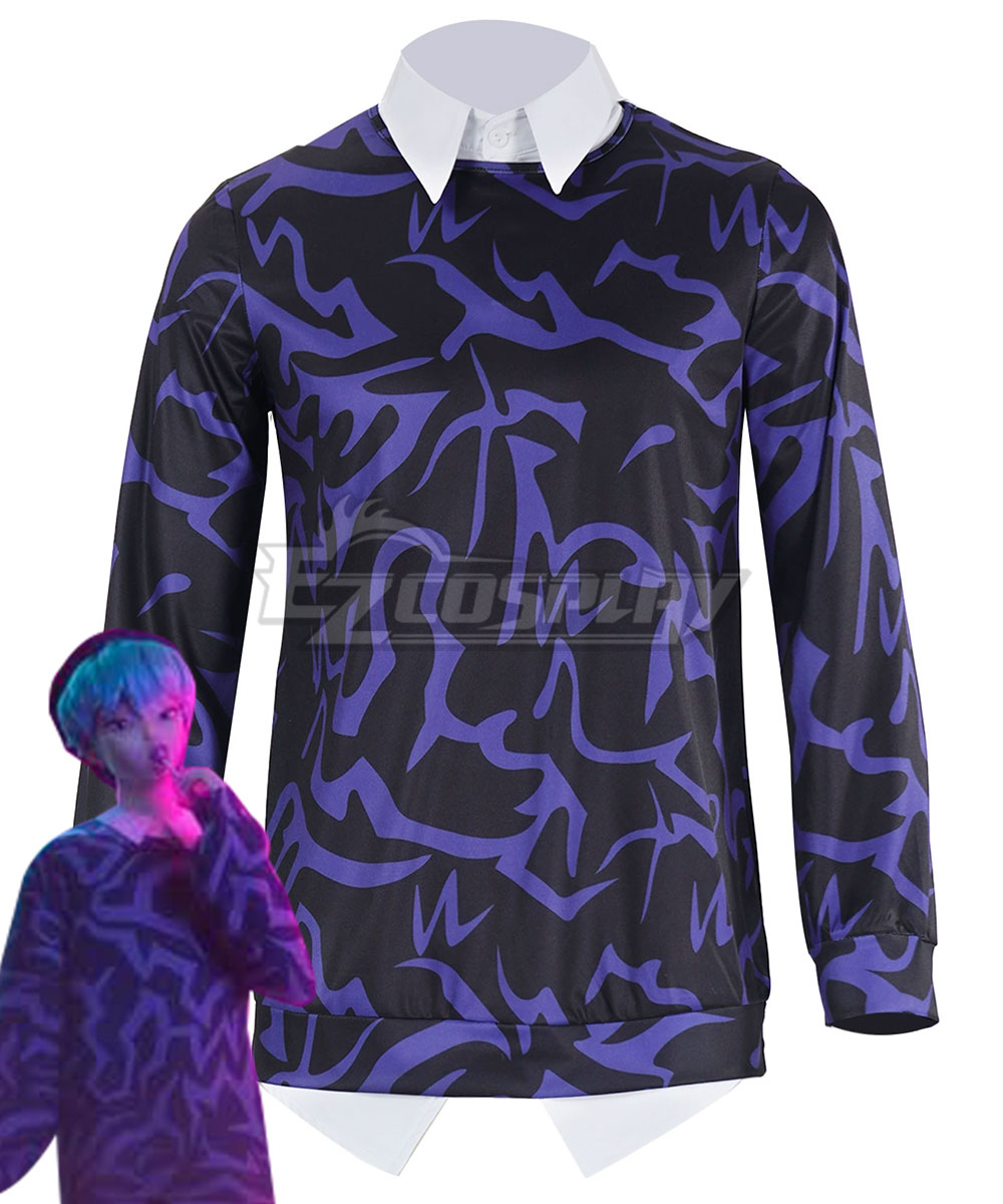 Kpop Demon Hunters Baby Saja Demon Shirt Cosplay Costume