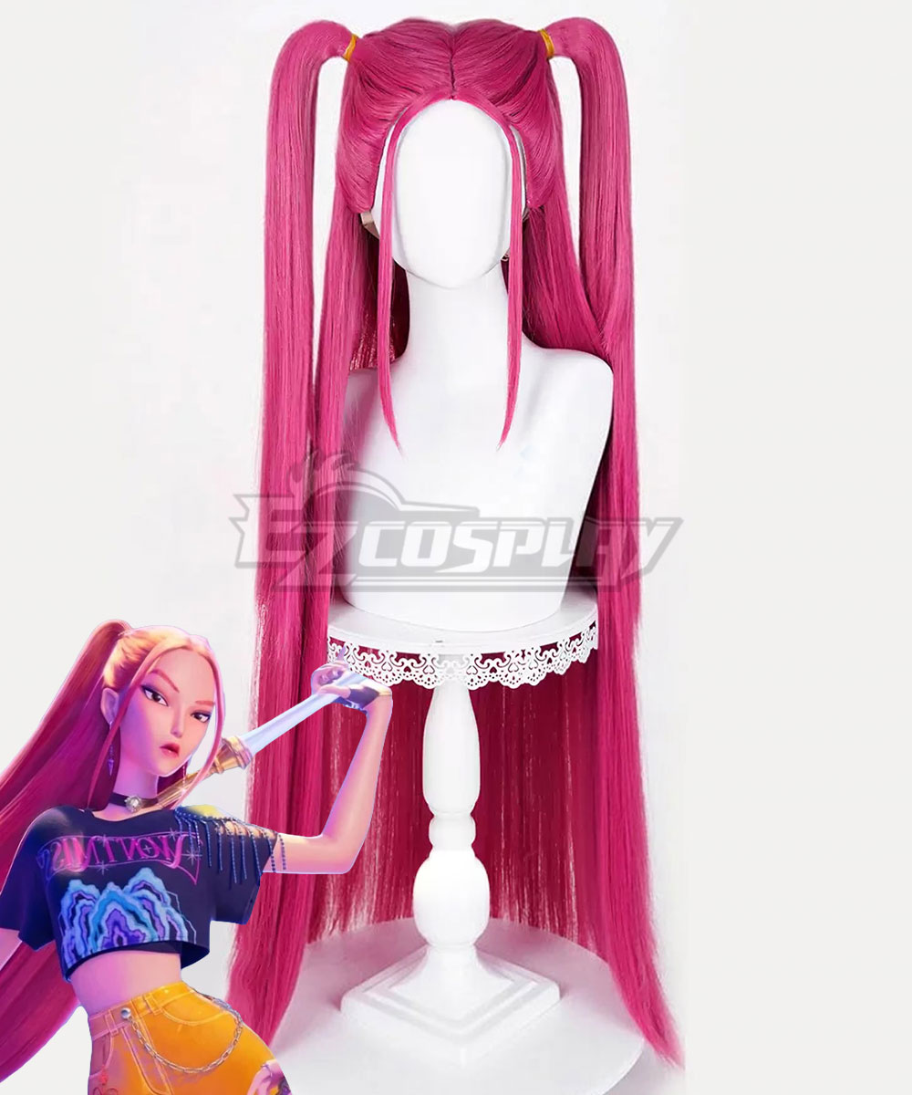 Kpop Demon Hunters Mira Pink Cosplay Wig