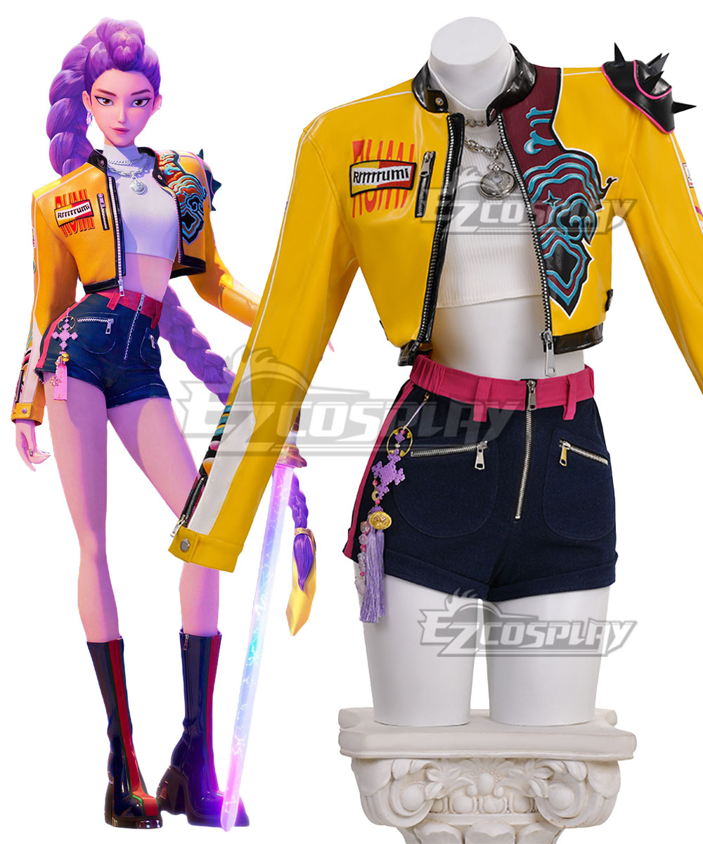 Kpop Demon Hunters Rumi How it's done Leather Edition Cosplay Costume