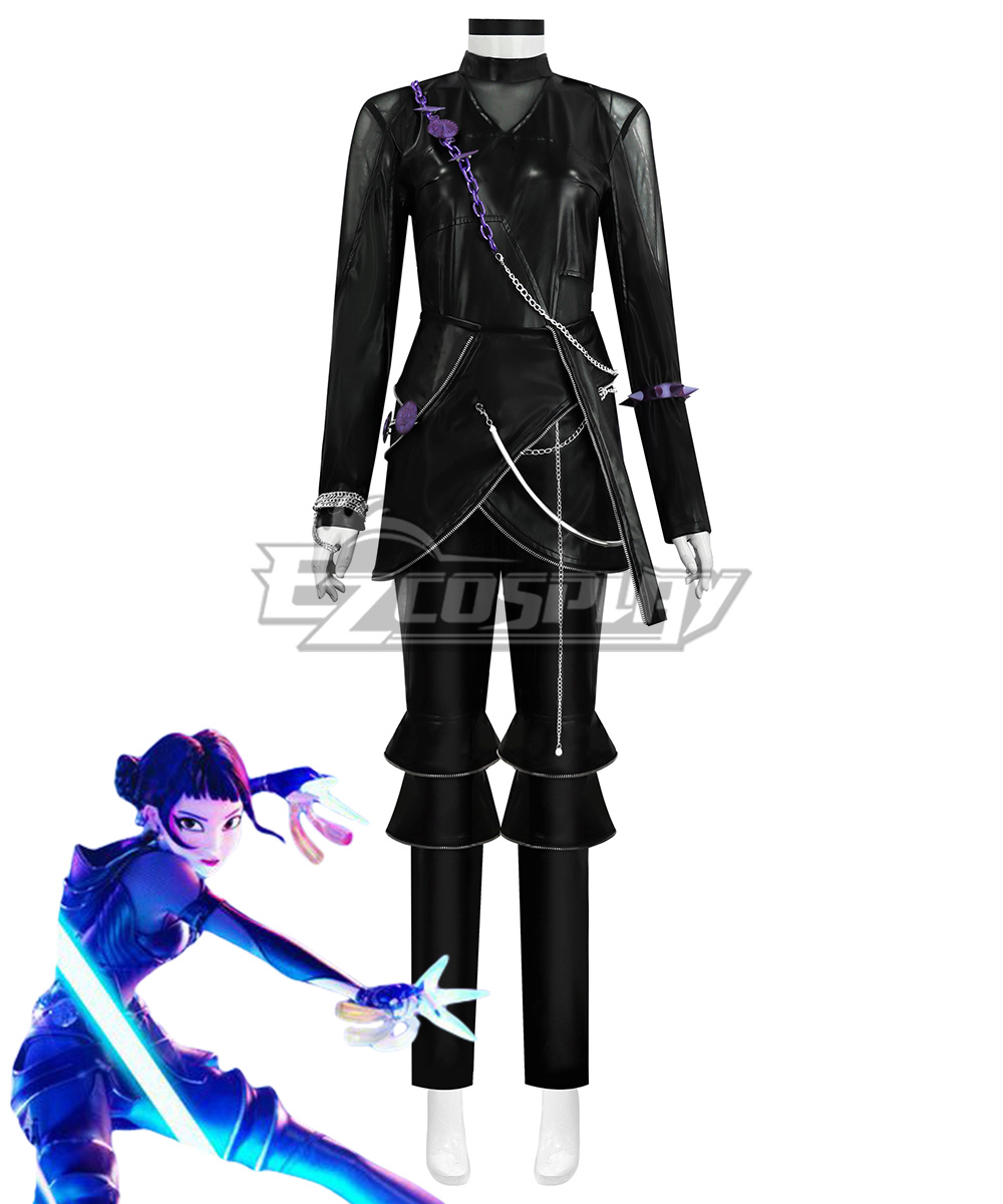 Kpop Demon Hunters Zoey Combat Suit Cosplay Costume