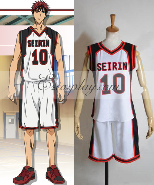 Kuroko's Basketball Seirin 10 Kagami Taiga Cosplay Costume