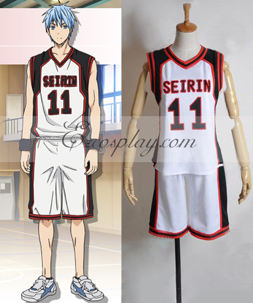

Kuroko's Basketball Seirin 11 Kuroko Tetsuya Cosplay Costume- Size Small