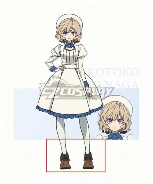 

Kyokou Suiri InSpectre Kotoko Iwanaga Brown Cosplay Shoes