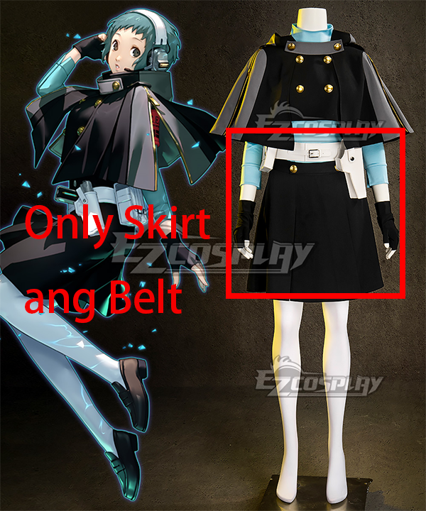 Persona 3 Reload P3R Fuuka Yamagishi Battle Version(Only Skirt and Belt) Cosplay Costume