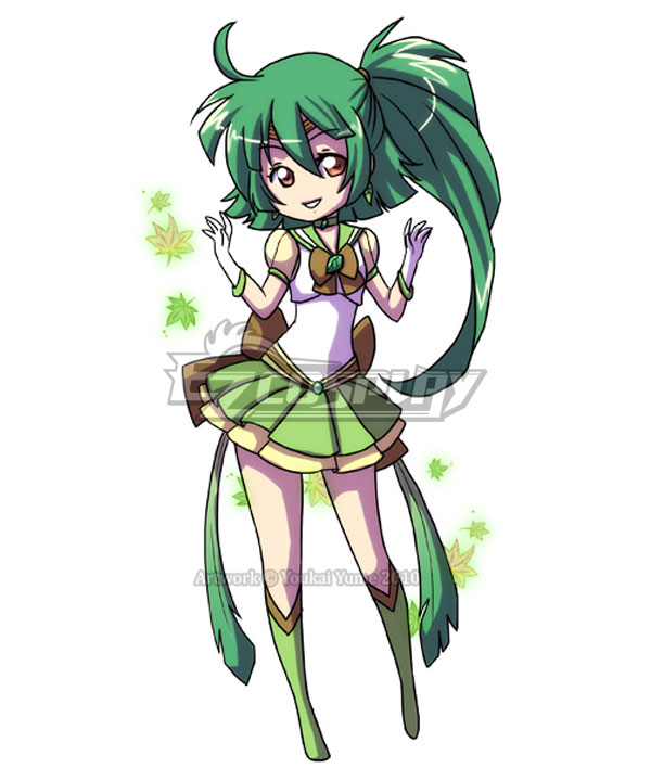 Sailor Scout cosplay leafeon Cosplay Costume