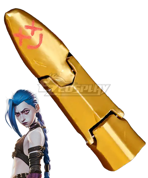 League of Legends Arcane Season 2 LOL Jinx Golden Finger Cosplay Accessory Prop
