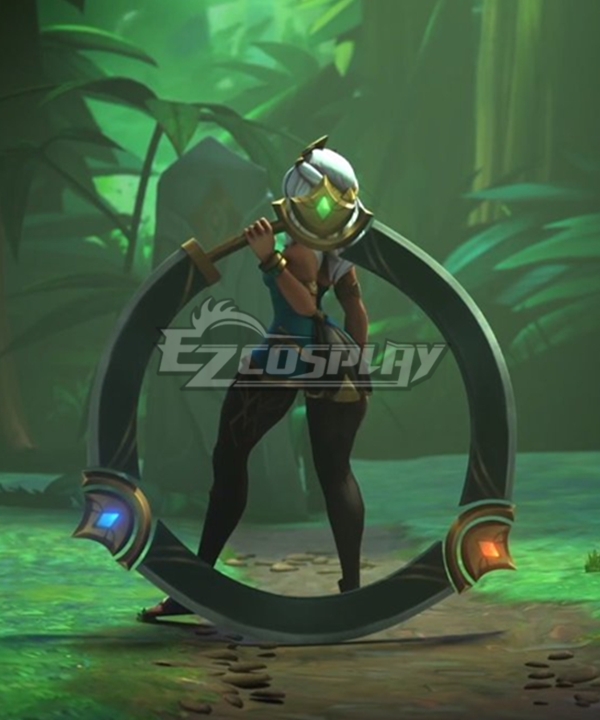 League of Legends Empress of the Elements Qiyana Cosplay Costume
