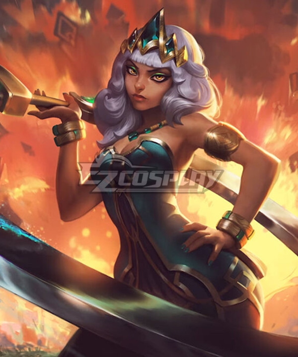 League of Legends Empress of the Elements Qiyana Cosplay Costume